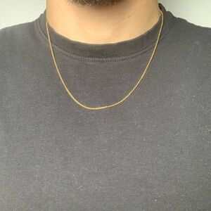 Gold Plated Stainless Steel Necklace